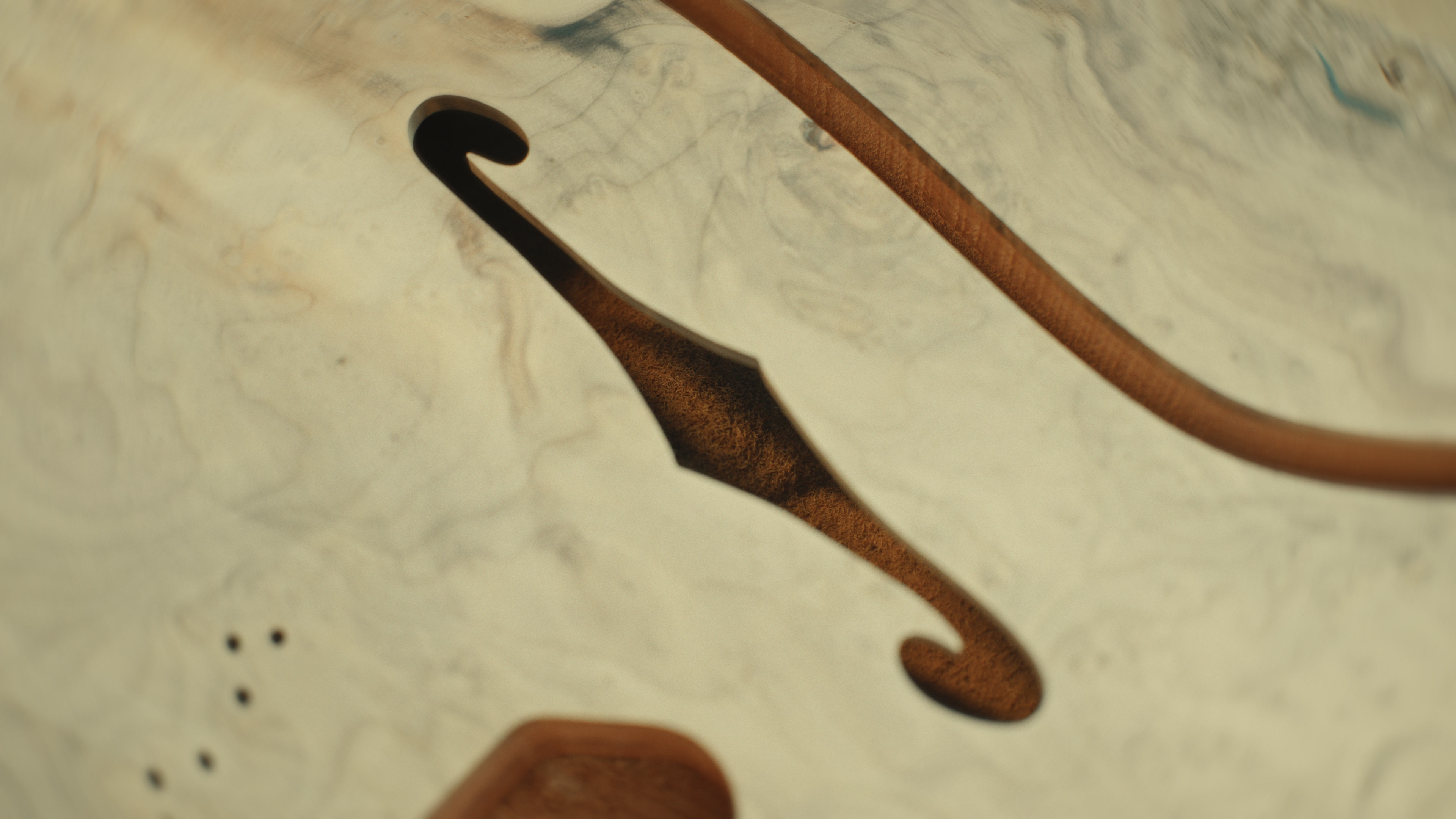 Custom handcrafted guitar 7 by Art Coombs