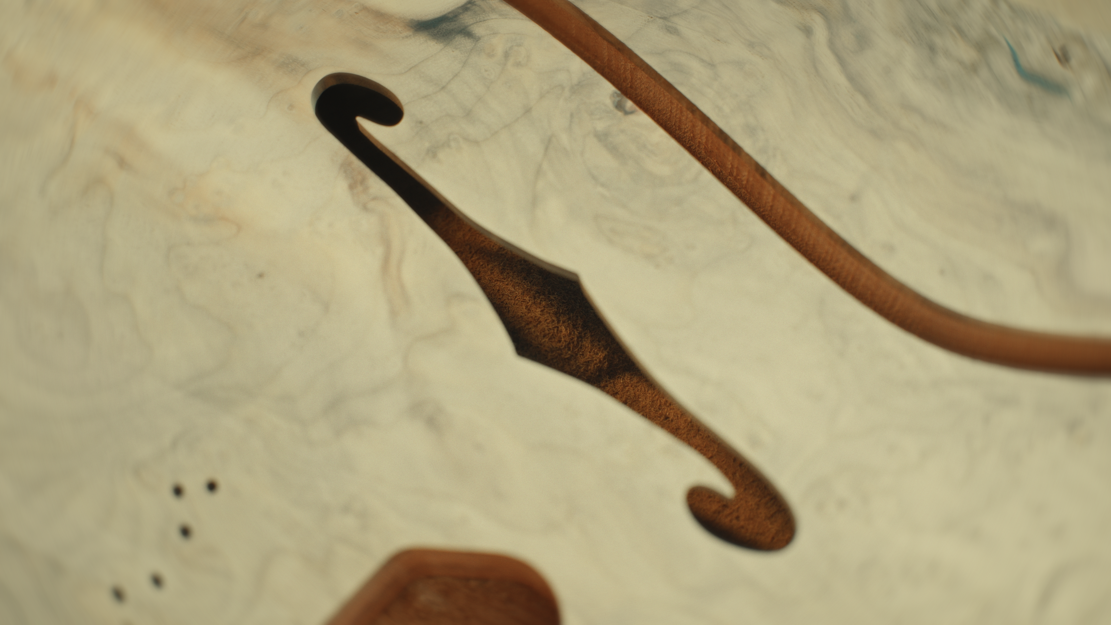 Custom handcrafted guitar 7 by Art Coombs